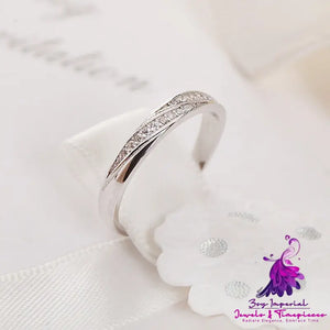 Sterling Silver Opening Couple Ring