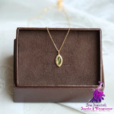 Natural Peridot Vintage Necklace