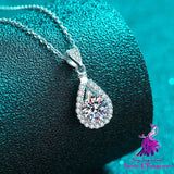 Moissanite Exquisite Sterling Silver Necklace