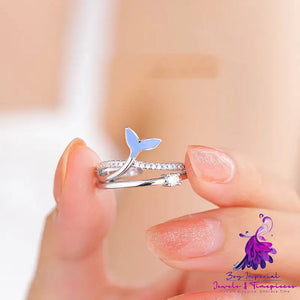 925 Sterling Silver Fishtail Ring Female Minority Speaks