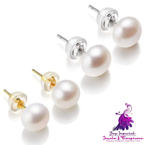 Freshwater Pearl Stud Earrings