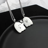 Kawaii Cat Couple Necklace