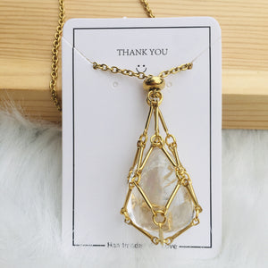 Crystal Bamboo Necklace