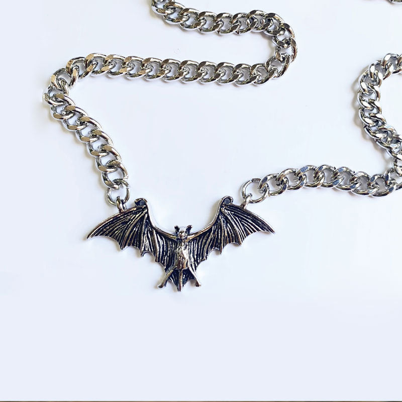 Horror Bat Necklace Pendant Jewelry