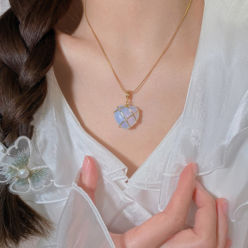 Moonstone Cartoon Necklace