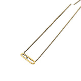 Elegant Zircon Clavicle Chain Pendant