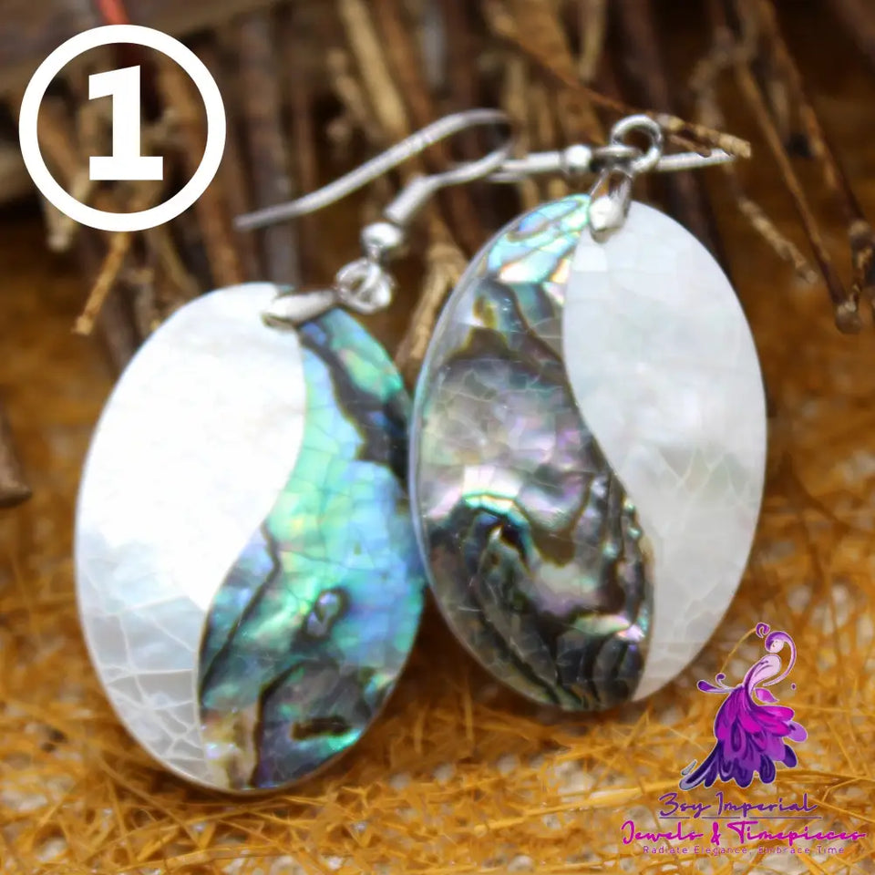 Vacation Style Abalone Shell Earrings