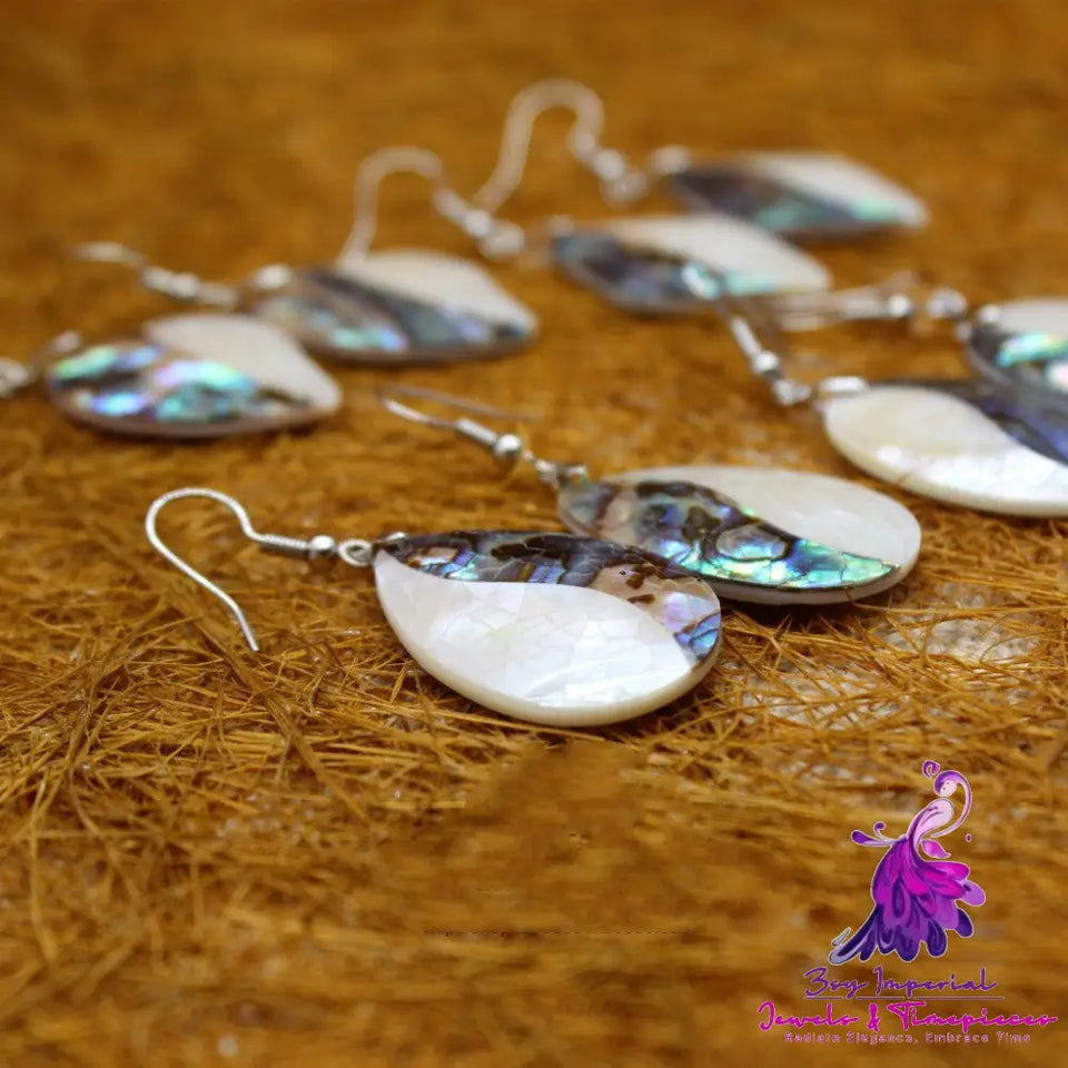 Vacation Style Abalone Shell Earrings