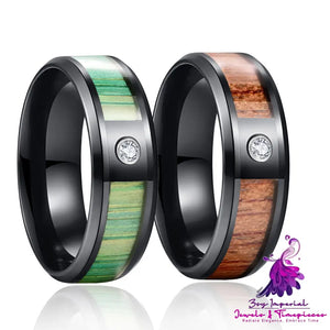 Acacia Ebony Teak Ring