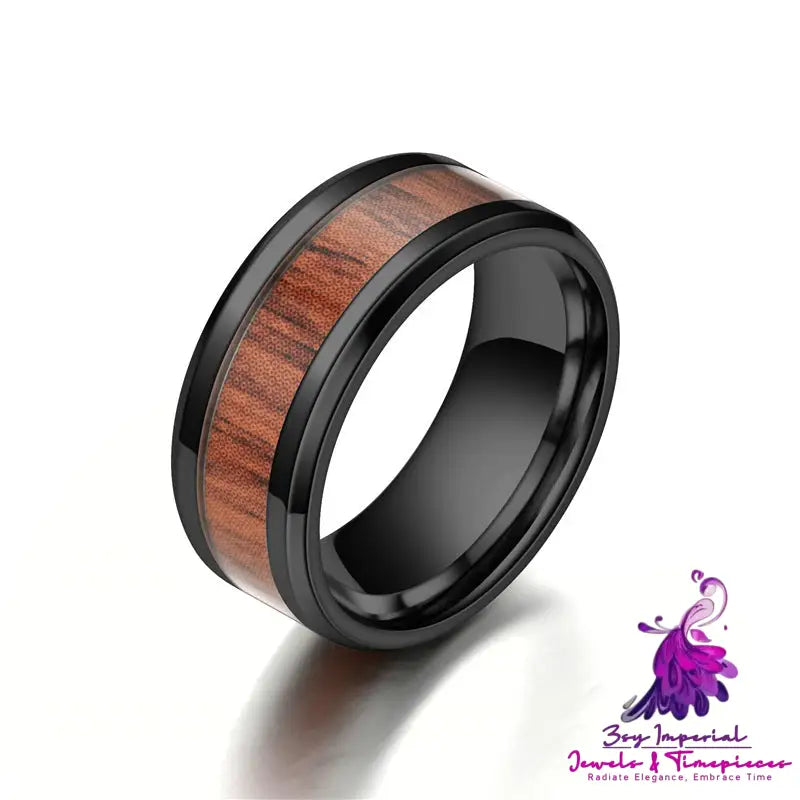 Acacia Ebony Teak Ring