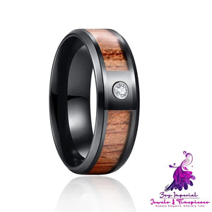 Acacia Ebony Teak Ring