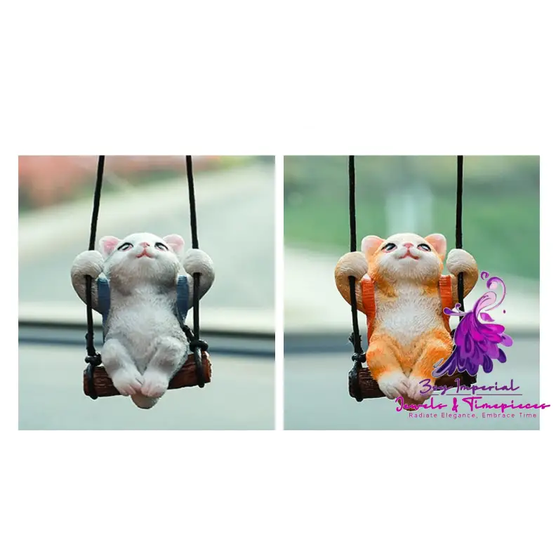 Car Aromatherapy Kitten Pendant