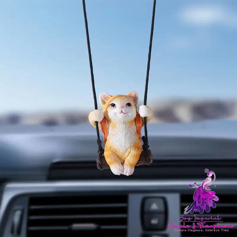 Car Aromatherapy Kitten Pendant