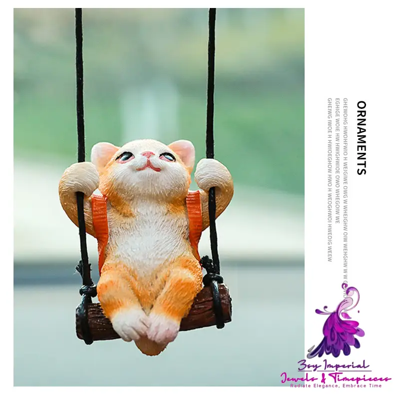 Car Aromatherapy Kitten Pendant