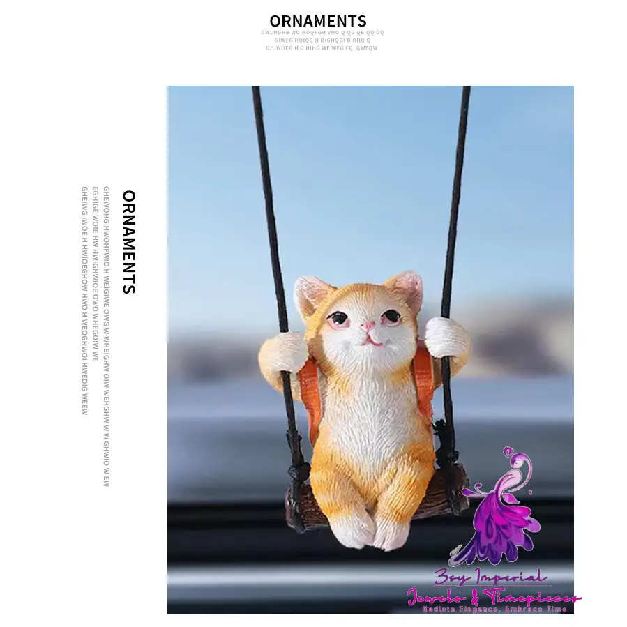 Car Aromatherapy Kitten Pendant