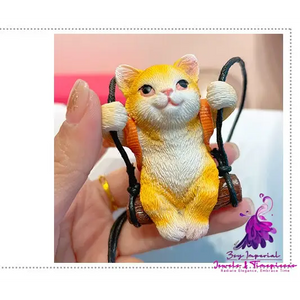 Car Aromatherapy Kitten Pendant