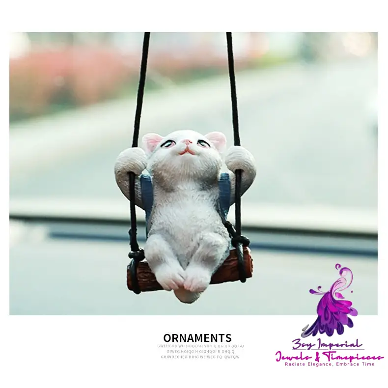 Car Aromatherapy Kitten Pendant