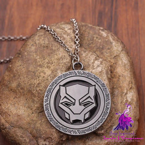 Black Panther Pendant Necklace Punk Jewelry Accessories