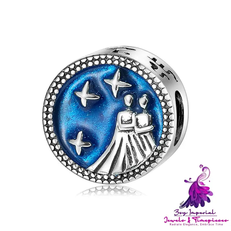 Blue Starry Sky Constellation Beads