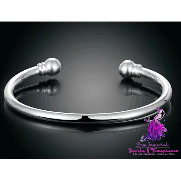 Open-ended Bracelet Silver Accessories