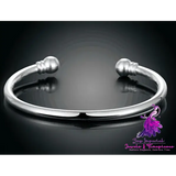 Open-ended Bracelet Silver Accessories