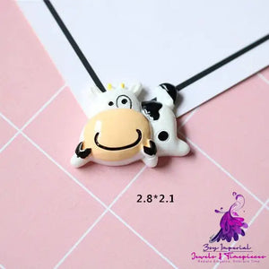 Cartoon Cow DIY Resin Sticker Accessories