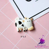 Cartoon Cow DIY Resin Sticker Accessories