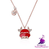 Cattle Temperature Change Necklace