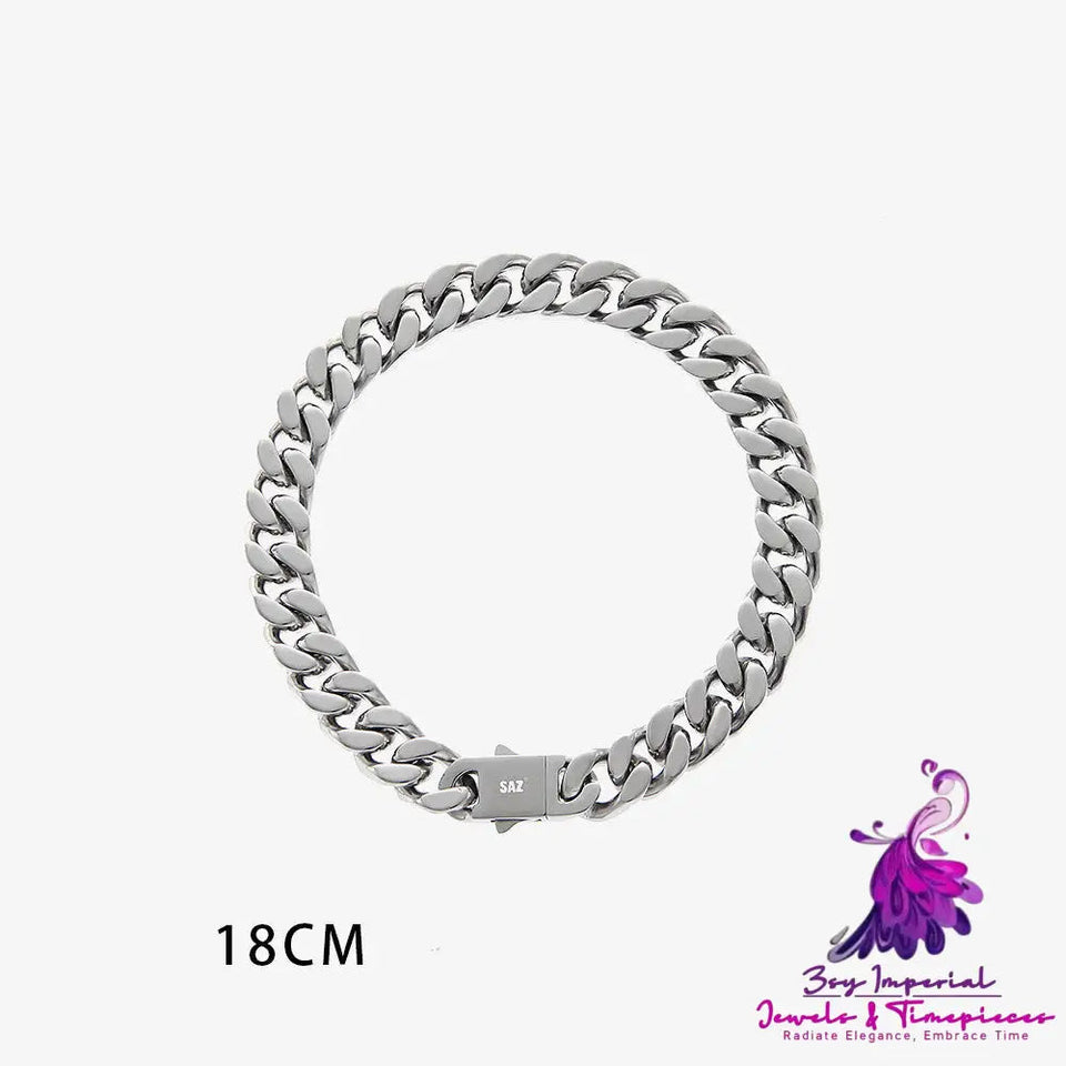 Cuban Bracelet Titanium Steel Accessories