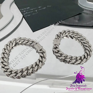 Cuban Bracelet Titanium Steel Accessories