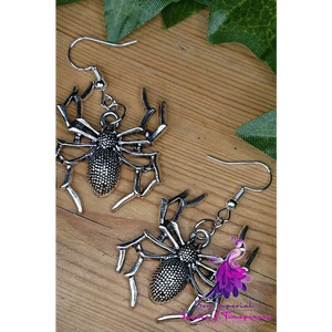 Retro Insect Alloy Spider Earrings