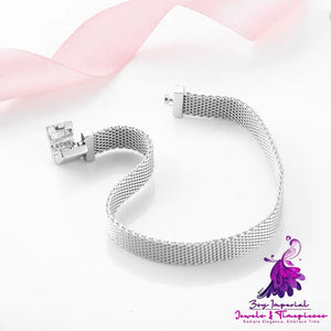 S925 Sterling Silver Beads Bracelet Watch Chain