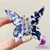 Marble Pattern Hair Clip with Acetic Acid Board