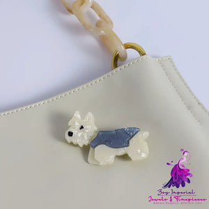 Animal Brooch Dog Cartoon