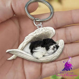 Creative Fashion Cute Dog-shaped Acrylic Keychain