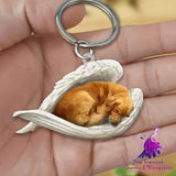 Creative Fashion Cute Dog-shaped Acrylic Keychain