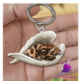 Creative Fashion Cute Dog-shaped Acrylic Keychain