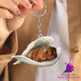 Creative Fashion Cute Dog-shaped Acrylic Keychain