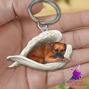 Creative Fashion Cute Dog-shaped Acrylic Keychain