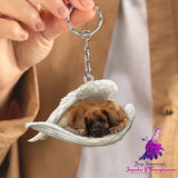 Creative Fashion Cute Dog-shaped Acrylic Keychain