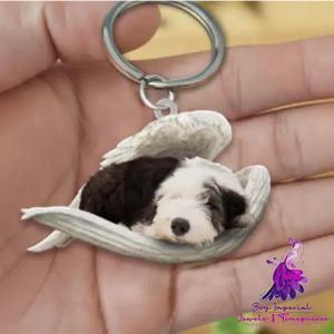 Creative Fashion Cute Dog-shaped Acrylic Keychain