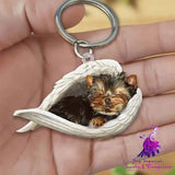 Creative Fashion Cute Dog-shaped Acrylic Keychain