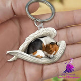 Creative Fashion Cute Dog-shaped Acrylic Keychain