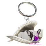 Creative Fashion Cute Dog-shaped Acrylic Keychain