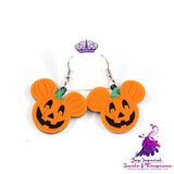 New Acrylic Pumpkin Head Earrings For Halloween