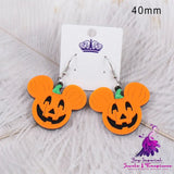 New Acrylic Pumpkin Head Earrings For Halloween