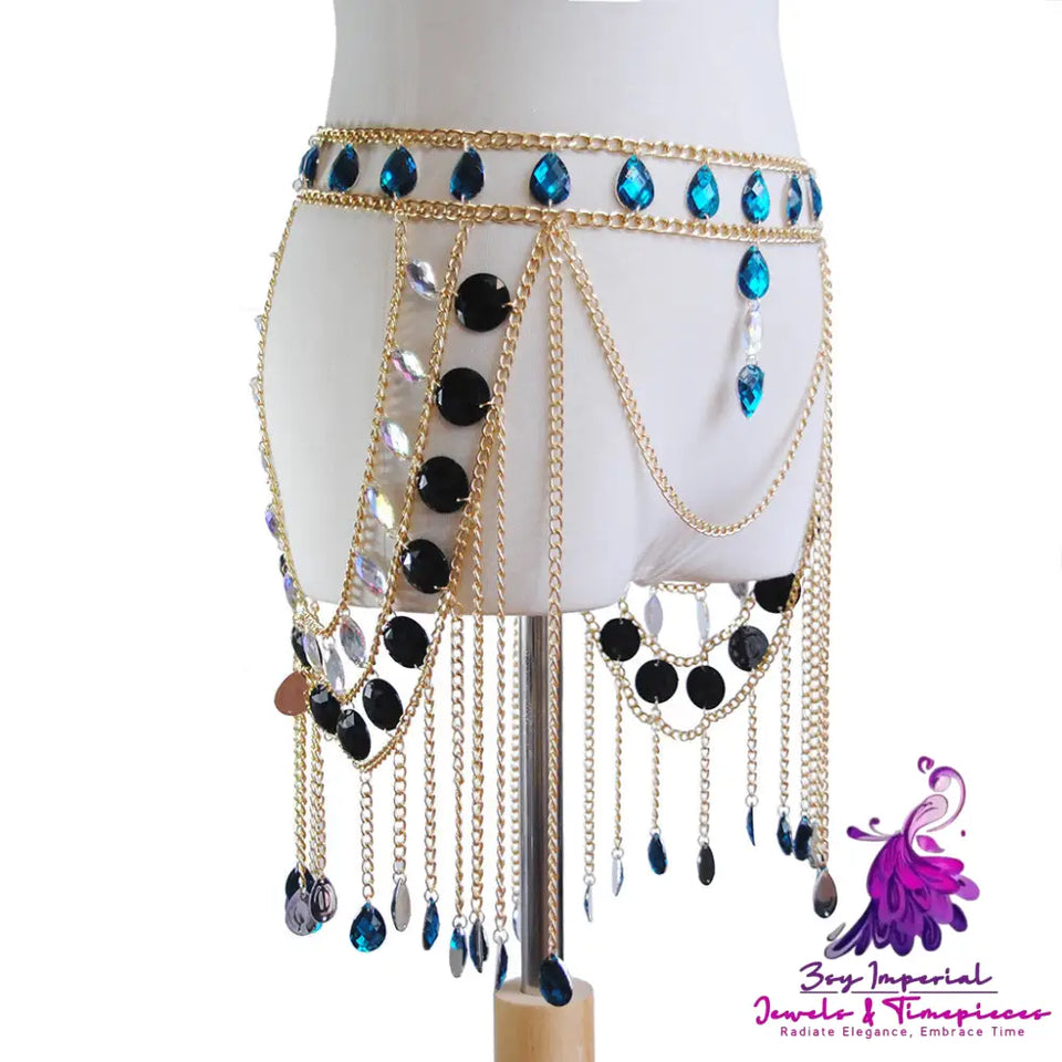 Acrylic Pendant Skirt Chain