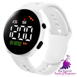 LED Round Waterproof Children’s Electronic Watch