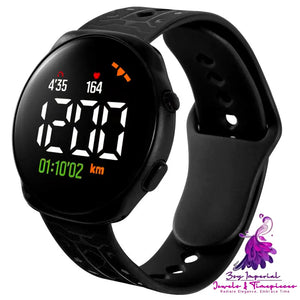 LED Round Waterproof Children’s Electronic Watch