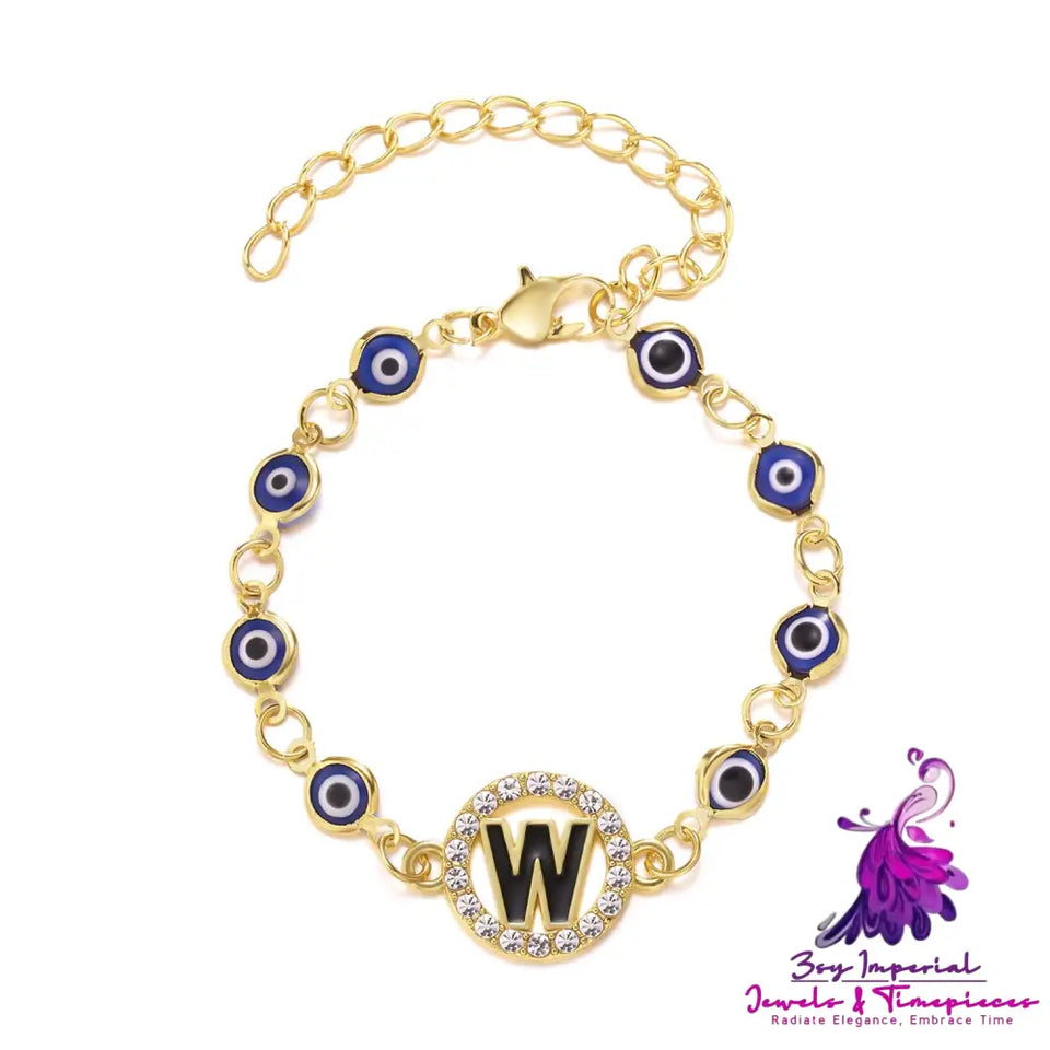 Blue Eyes Adjustable Bracelet